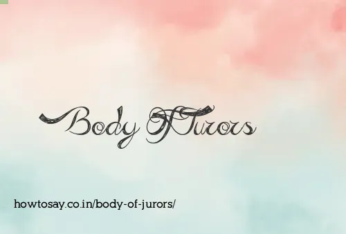 Body Of Jurors