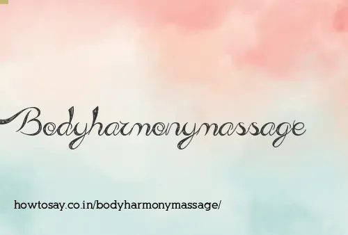 Bodyharmonymassage