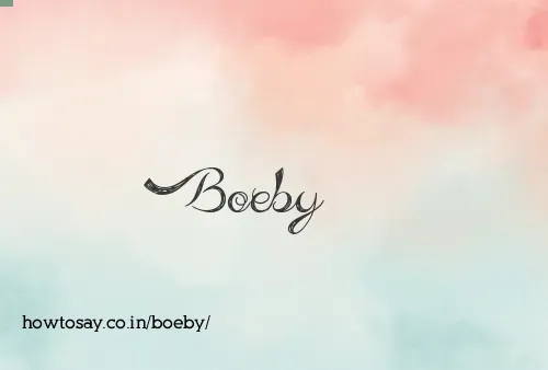 Boeby