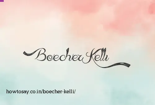 Boecher Kelli