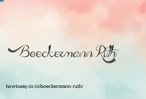 Boeckermann Ruth
