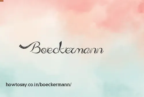Boeckermann
