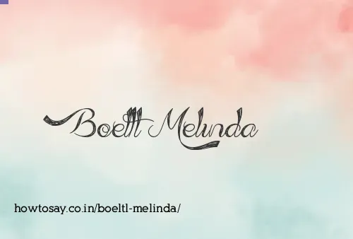 Boeltl Melinda