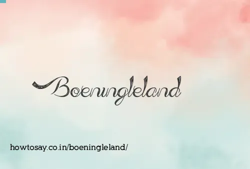 Boeningleland