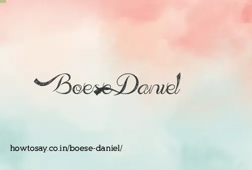 Boese Daniel
