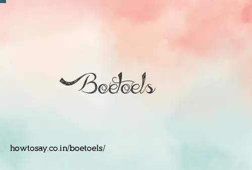 Boetoels