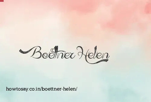 Boettner Helen