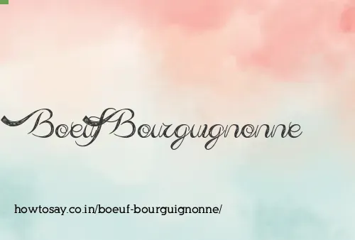Boeuf Bourguignonne