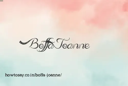 Boffa Joanne