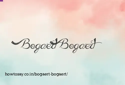 Bogaert Bogaert