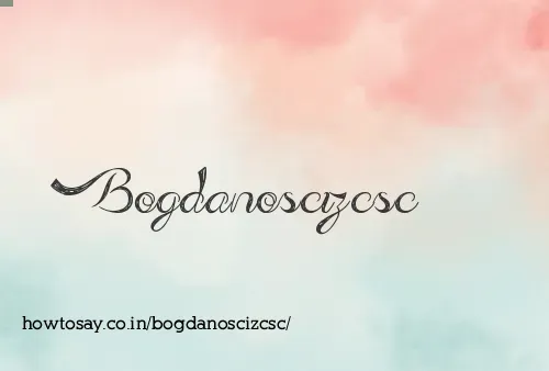 Bogdanoscizcsc