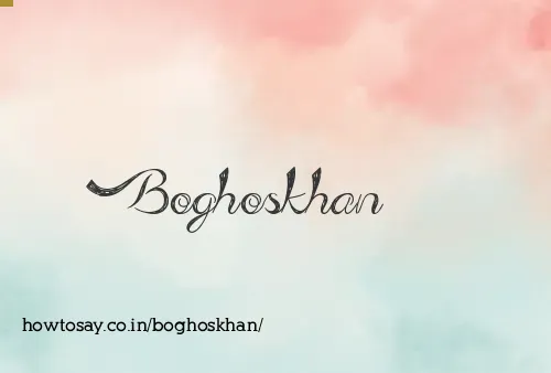 Boghoskhan