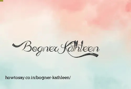 Bogner Kathleen