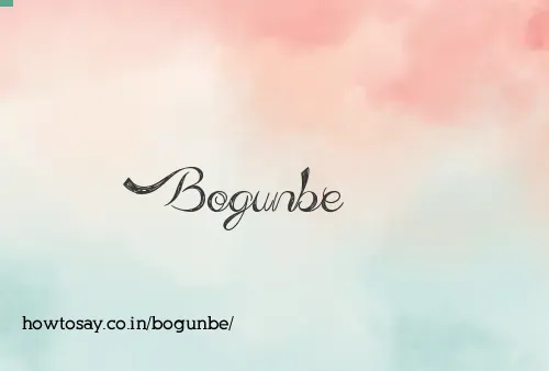 Bogunbe