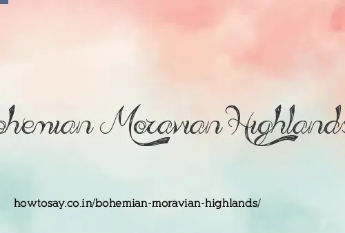 Bohemian Moravian Highlands