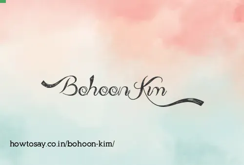 Bohoon Kim