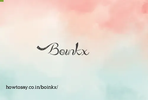 Boinkx