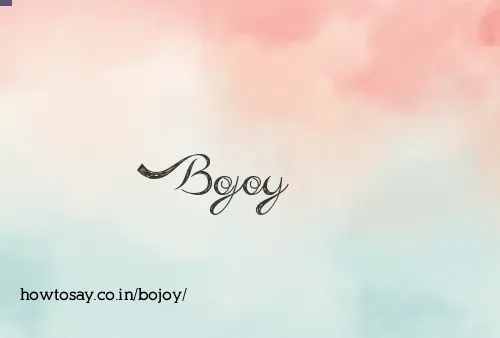 Bojoy