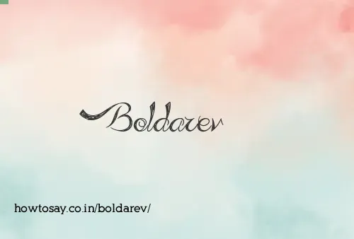 Boldarev