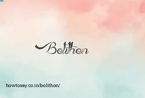 Bolithon