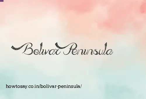 Bolivar Peninsula