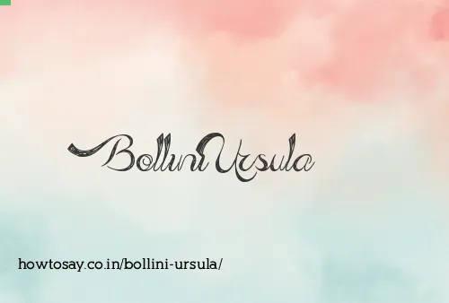 Bollini Ursula