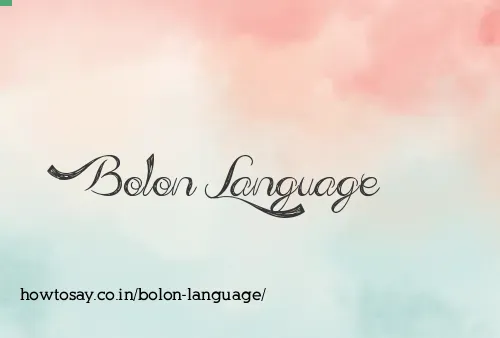 Bolon Language