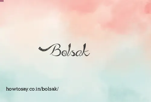 Bolsak