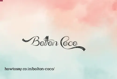 Bolton Coco