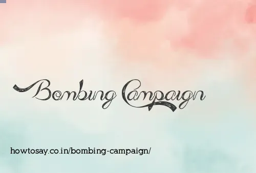 Bombing Campaign