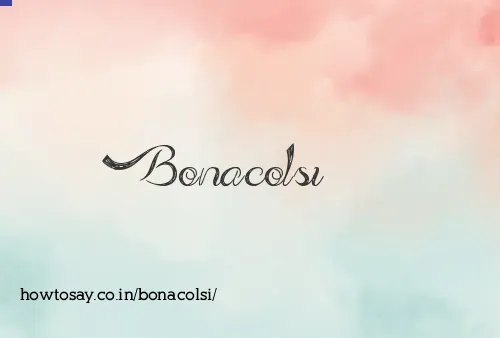 Bonacolsi