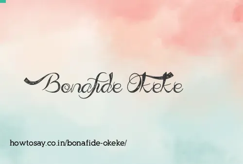 Bonafide Okeke