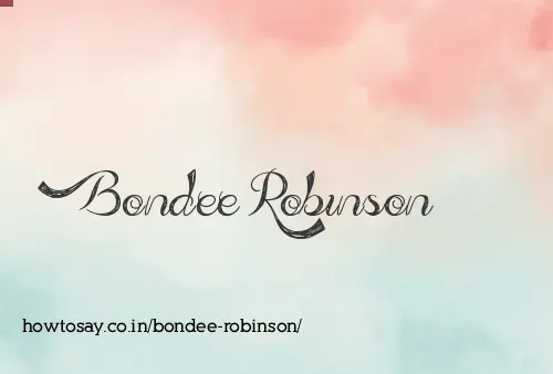 Bondee Robinson