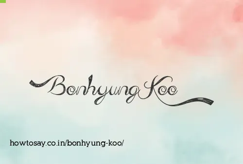 Bonhyung Koo