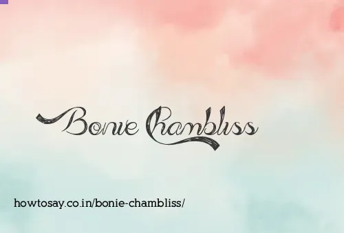 Bonie Chambliss