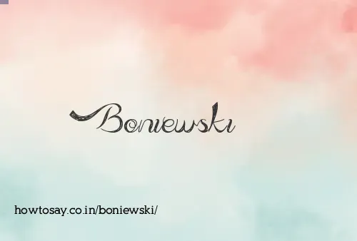 Boniewski