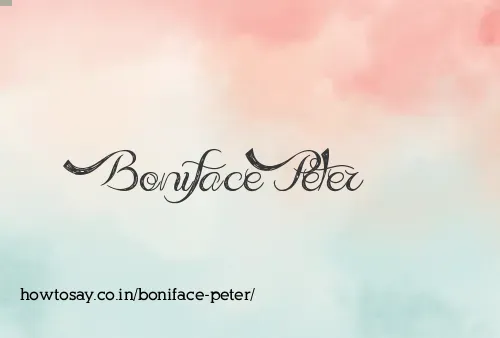 Boniface Peter