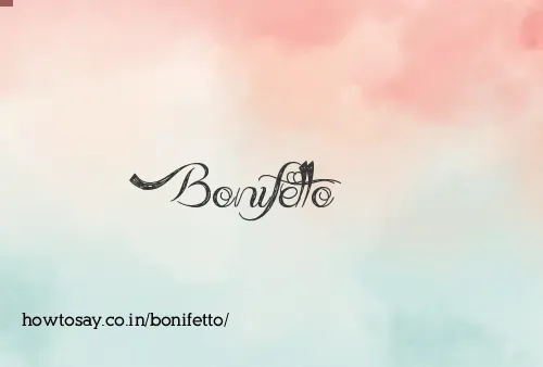 Bonifetto