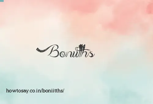 Boniitths