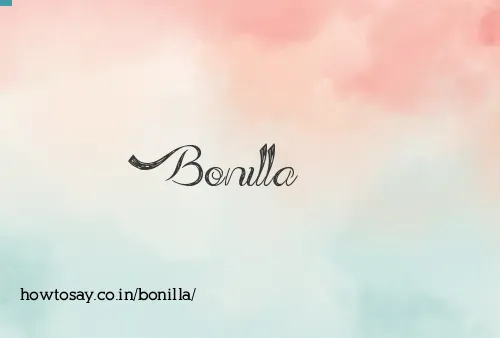 Bonilla