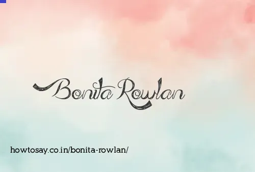 Bonita Rowlan