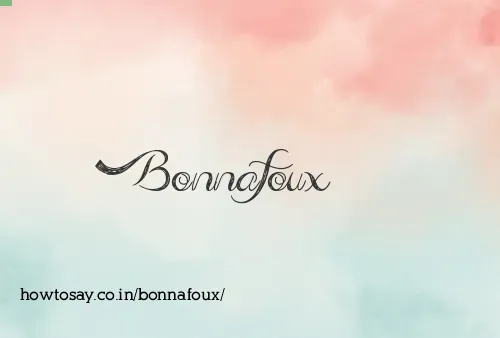 Bonnafoux