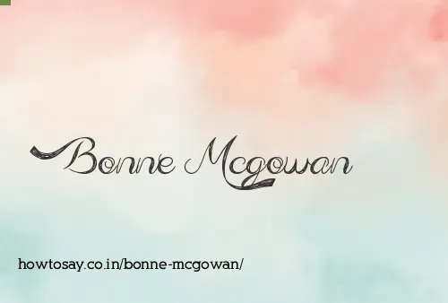 Bonne Mcgowan