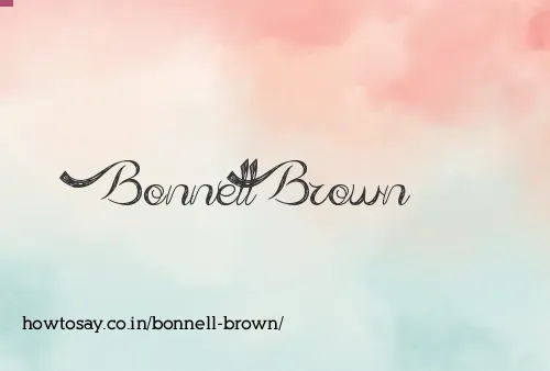 Bonnell Brown
