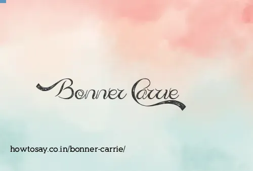 Bonner Carrie