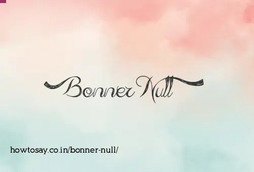 Bonner Null