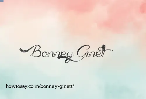 Bonney Ginett