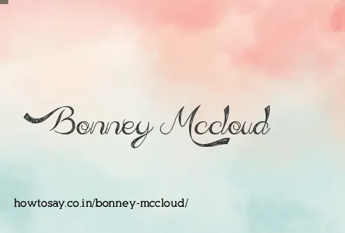 Bonney Mccloud