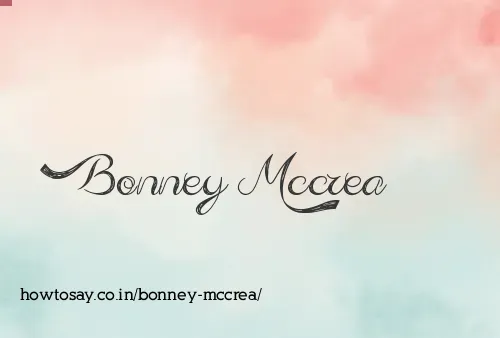 Bonney Mccrea