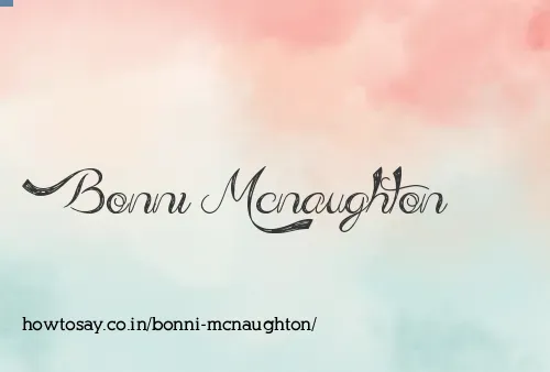 Bonni Mcnaughton